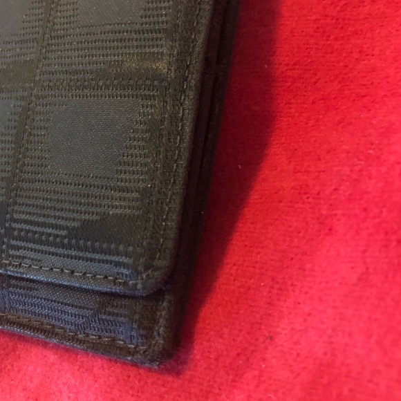 CHANEL Bifold Long Wallet Black 99’ New Travel-Line Coco Mark Nylon Leather COA - Picture 14 of 16